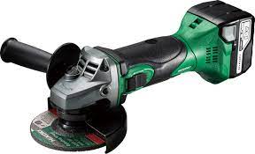 HIKOKI G18DSL2 18V ANGLE GRINDER WITH 2 X 5AMP LI-ION BATTERIES